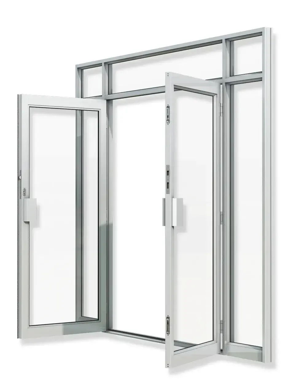 Aluminium doors